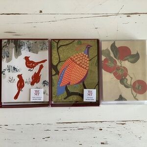 METROPOLITAN MUSEUM OF ART 3 Cardinals Partridge. Holiday CARDS - 3 Boxes